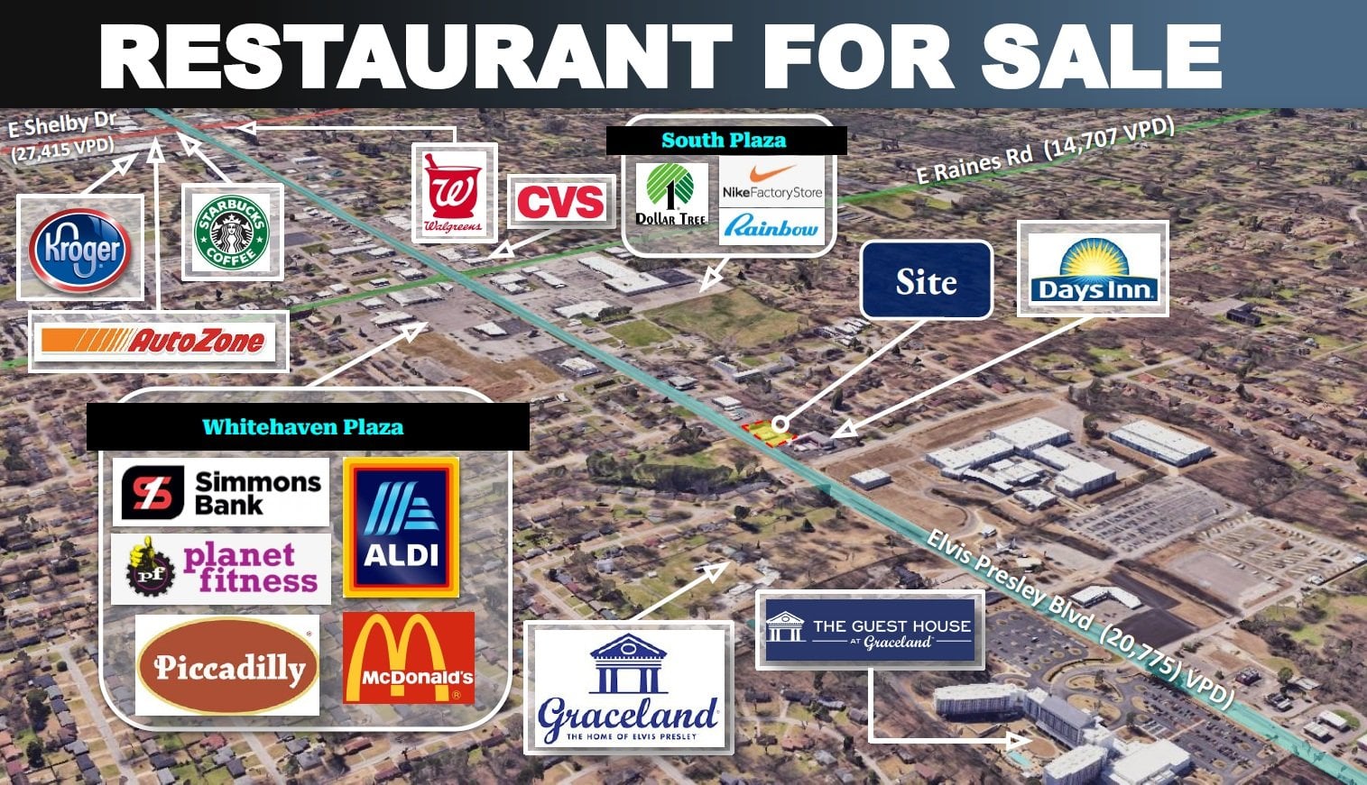 Full Restaurant for Sale in Memphis, TN, 4,449 SF - Thumbnail 2