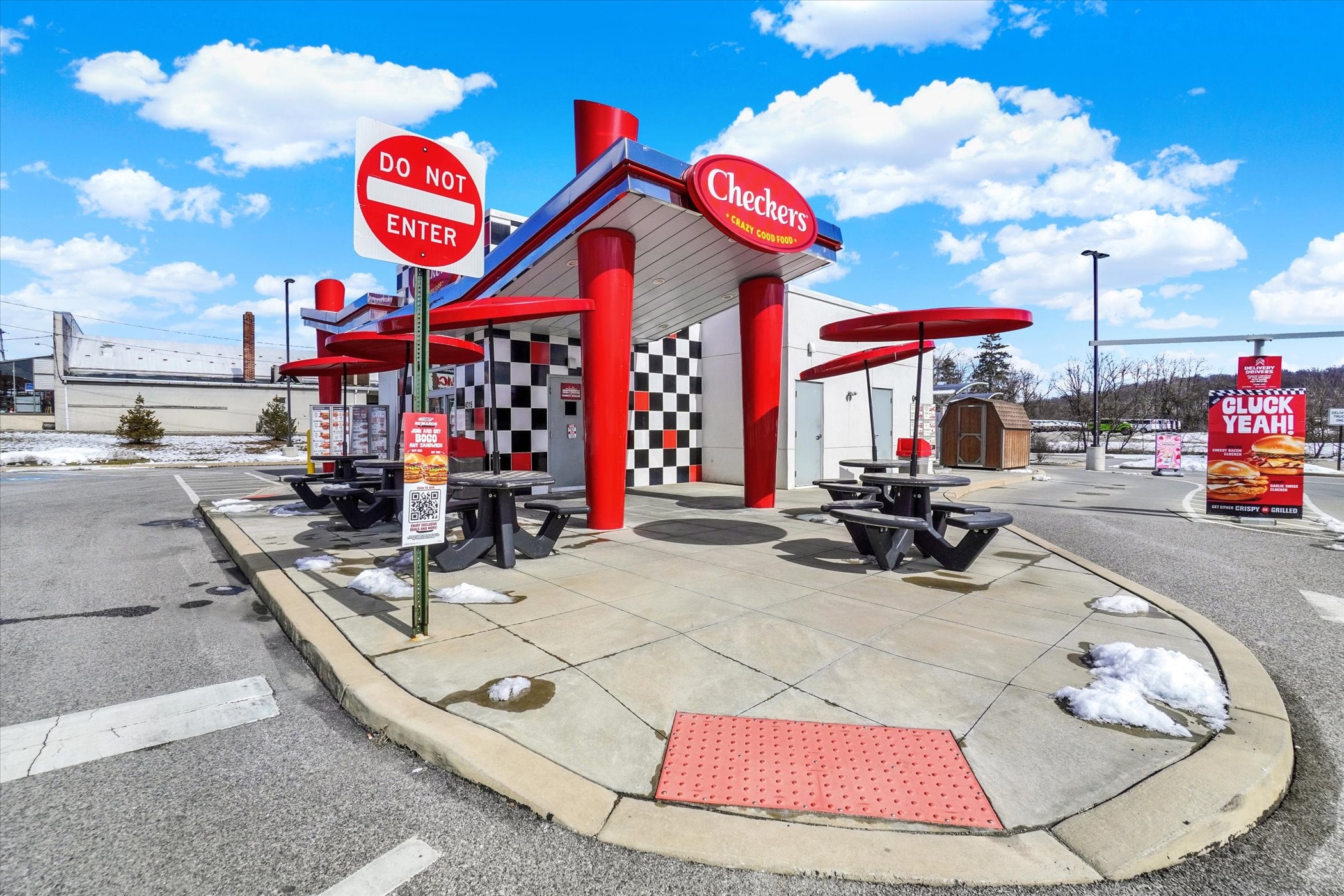 Former Checkers Restaurant - Real Estate Only For Sale