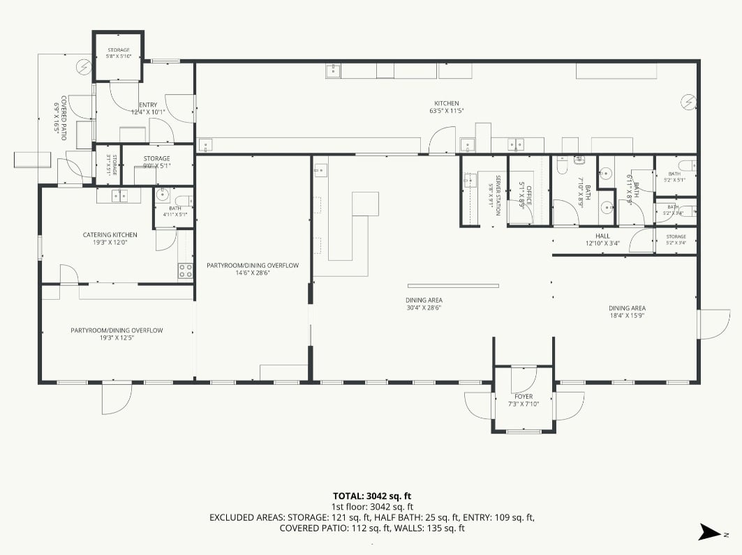 Full Restaurant for Lease in Iola, KS, 3,150 SF - Thumbnail 1