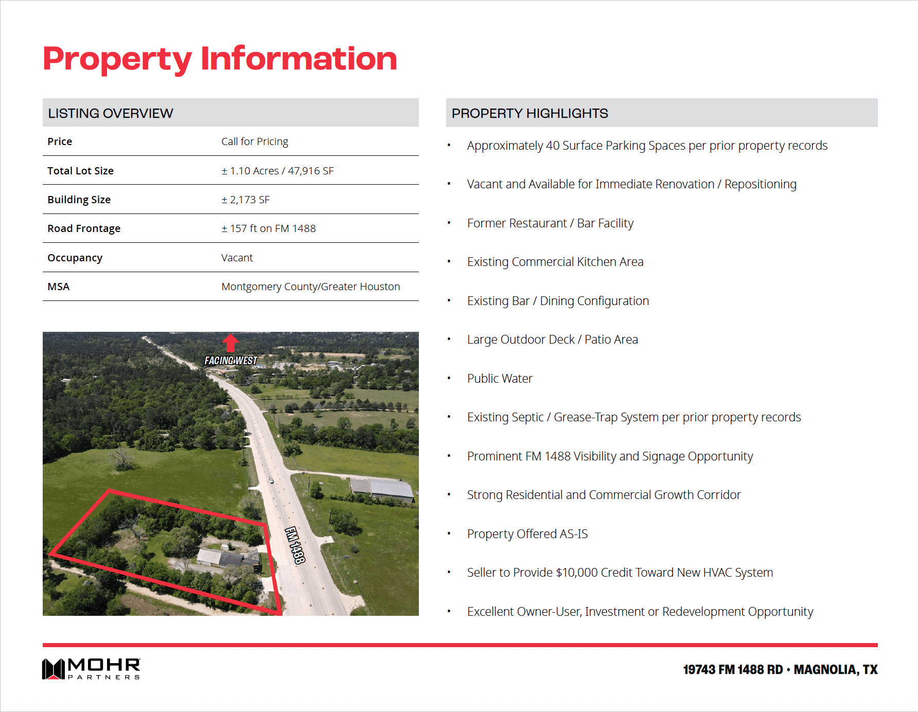 ±2,173 SF Freestanding Commercial Building on ±1.10 Acres - Thumbnail 3