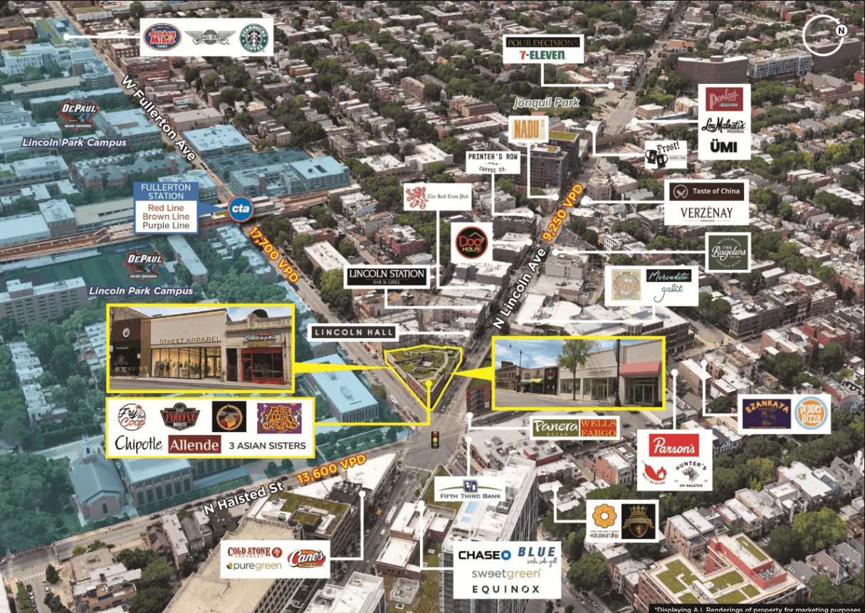 Lincoln Park Hard Corner Restaurant/Retail Space - Thumbnail 2