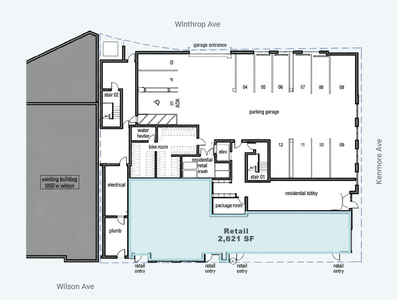 The Wilmore | New Construction Corner Restaurant/Retail Space Available in Uptown - Thumbnail 5