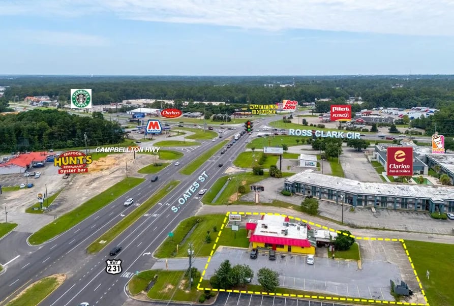 Full Restaurant for Sale in Dothan, AL, 592 SF