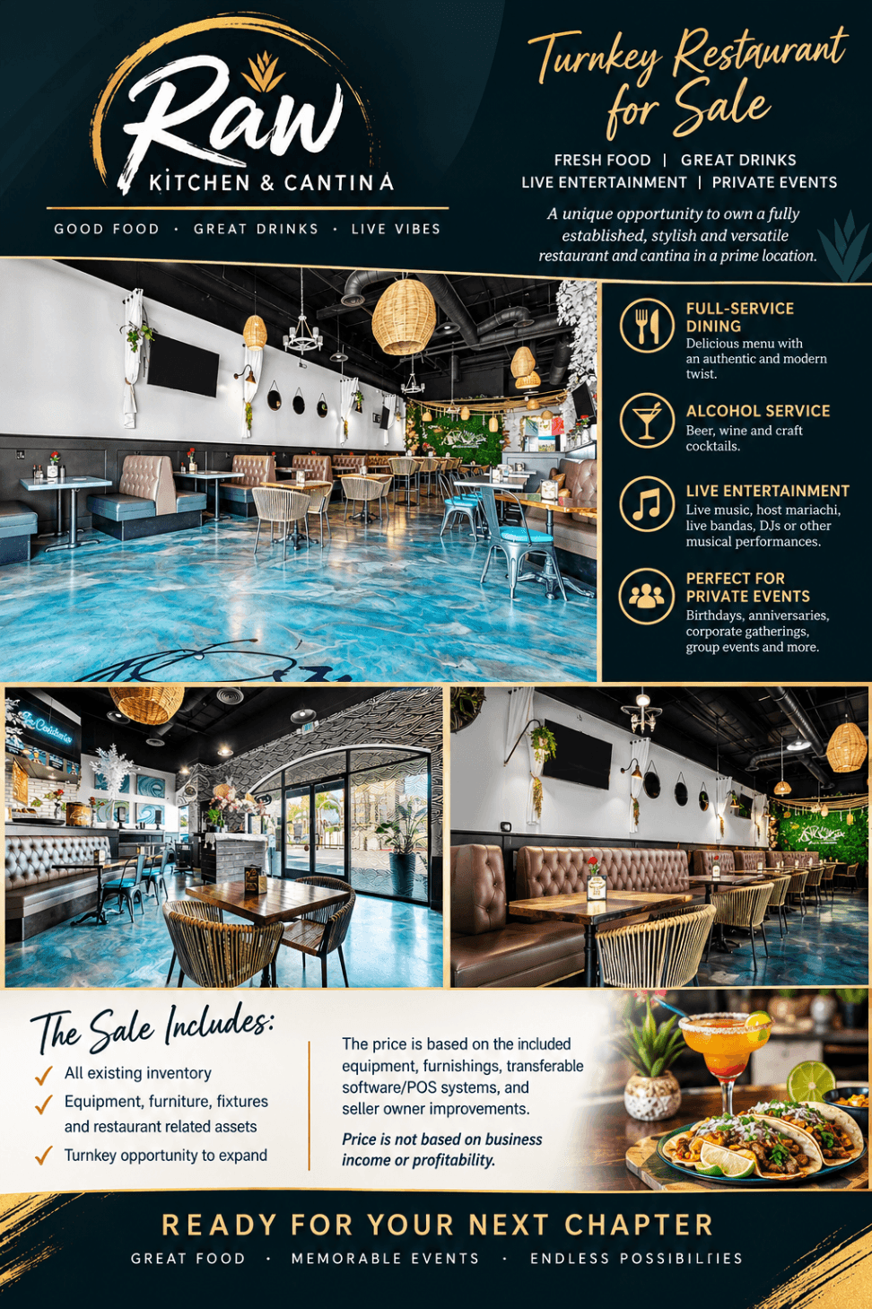 Full Restaurant for Sale in Rancho Cucamonga, CA