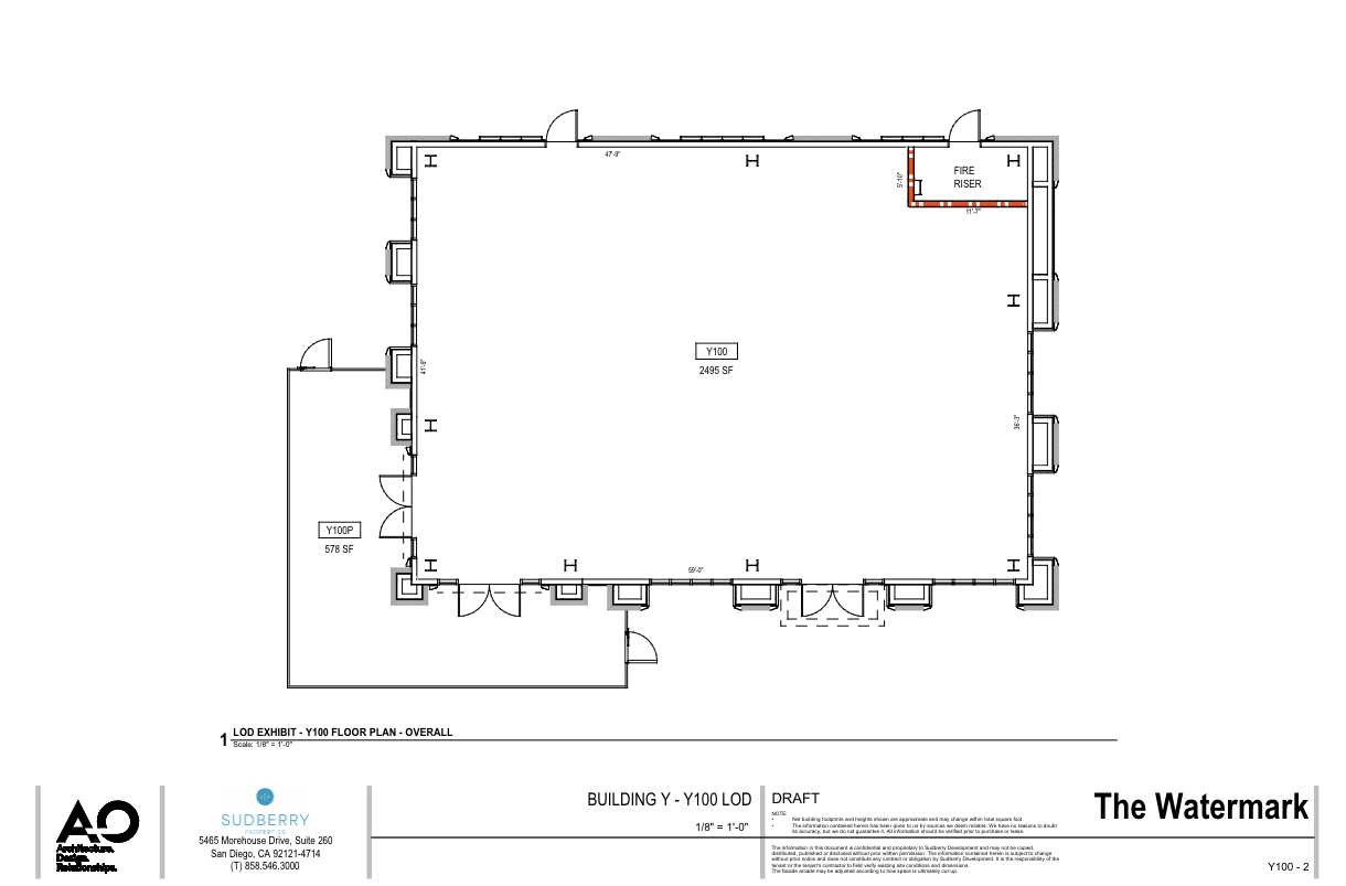 New Development — Signature Restaurant Space (Y100) at The Watermark