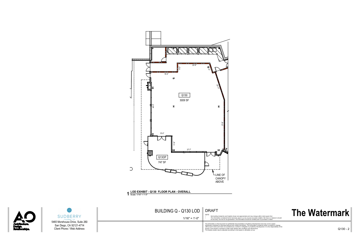 New Development — Signature Restaurant Space (Q130) at The Watermark - Thumbnail 2