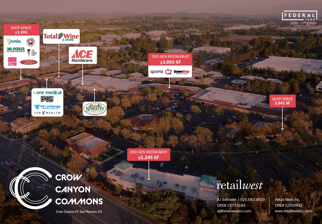 Fast Casual for Lease in San Ramon CA - Thumbnail 1