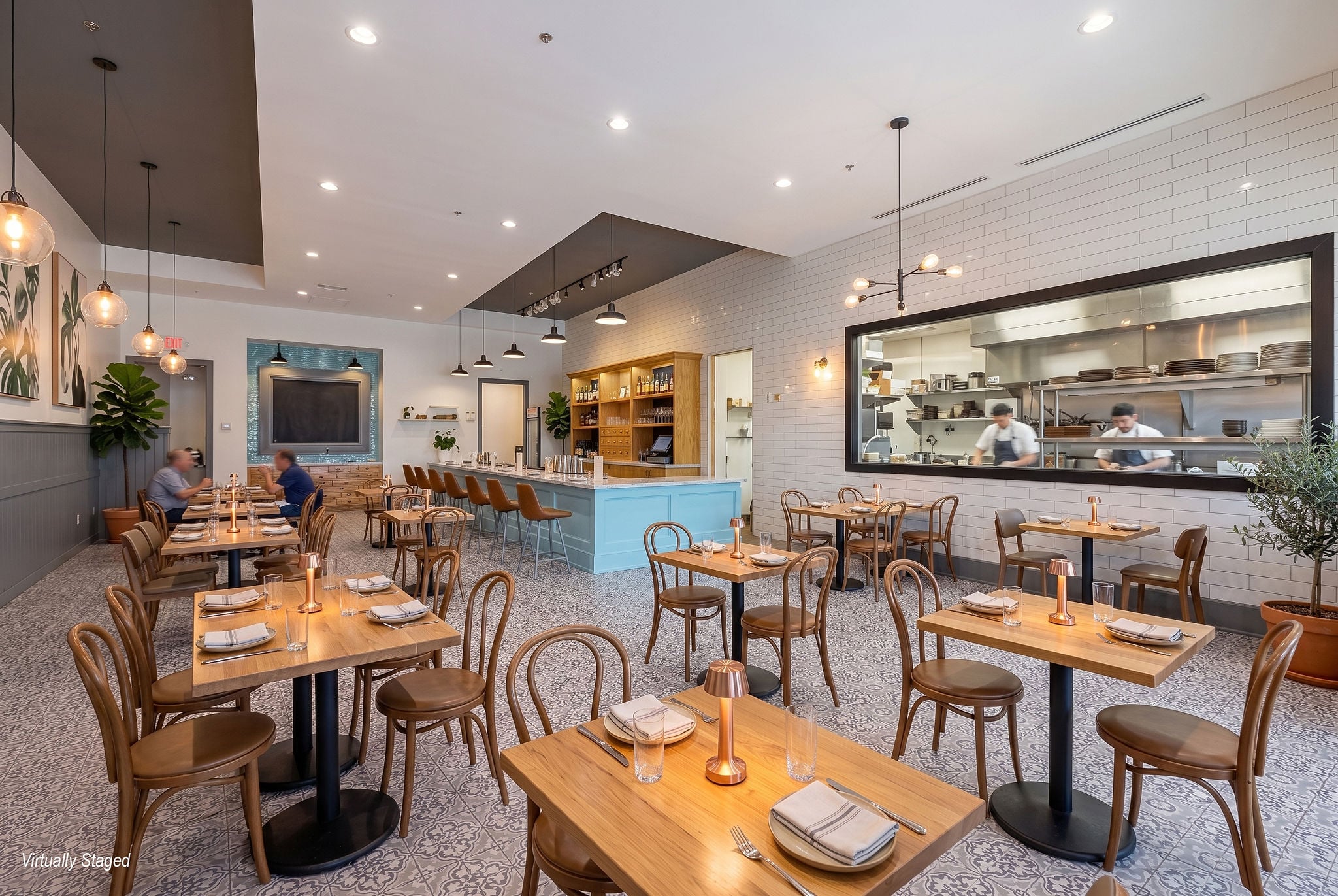 2,747 SF retail space available for lease with pre-existing restaurant/bakery buildout