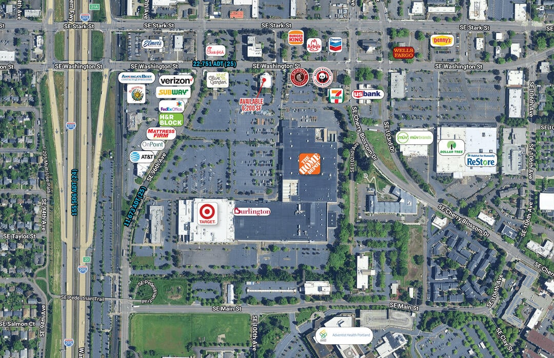 6,200 SF Restaurant for lease in Mall 205 - Thumbnail 1