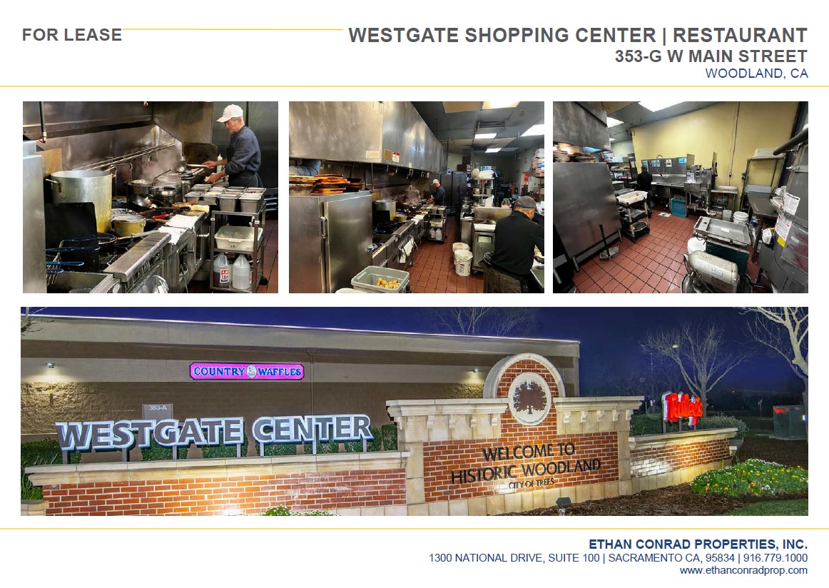 Full Restaurant for Lease in Woodland CA - Thumbnail 3