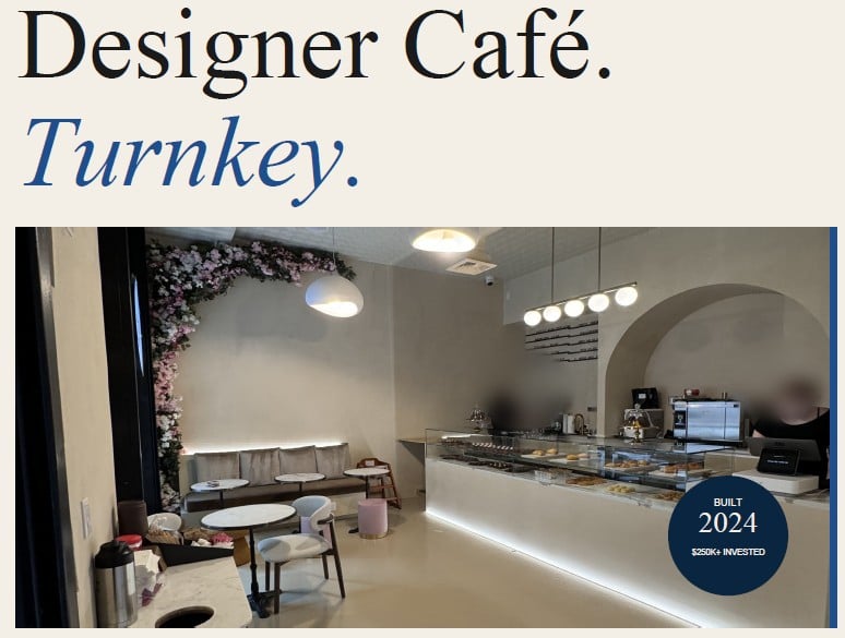 Designer Café Turnkey Asset - Image 2