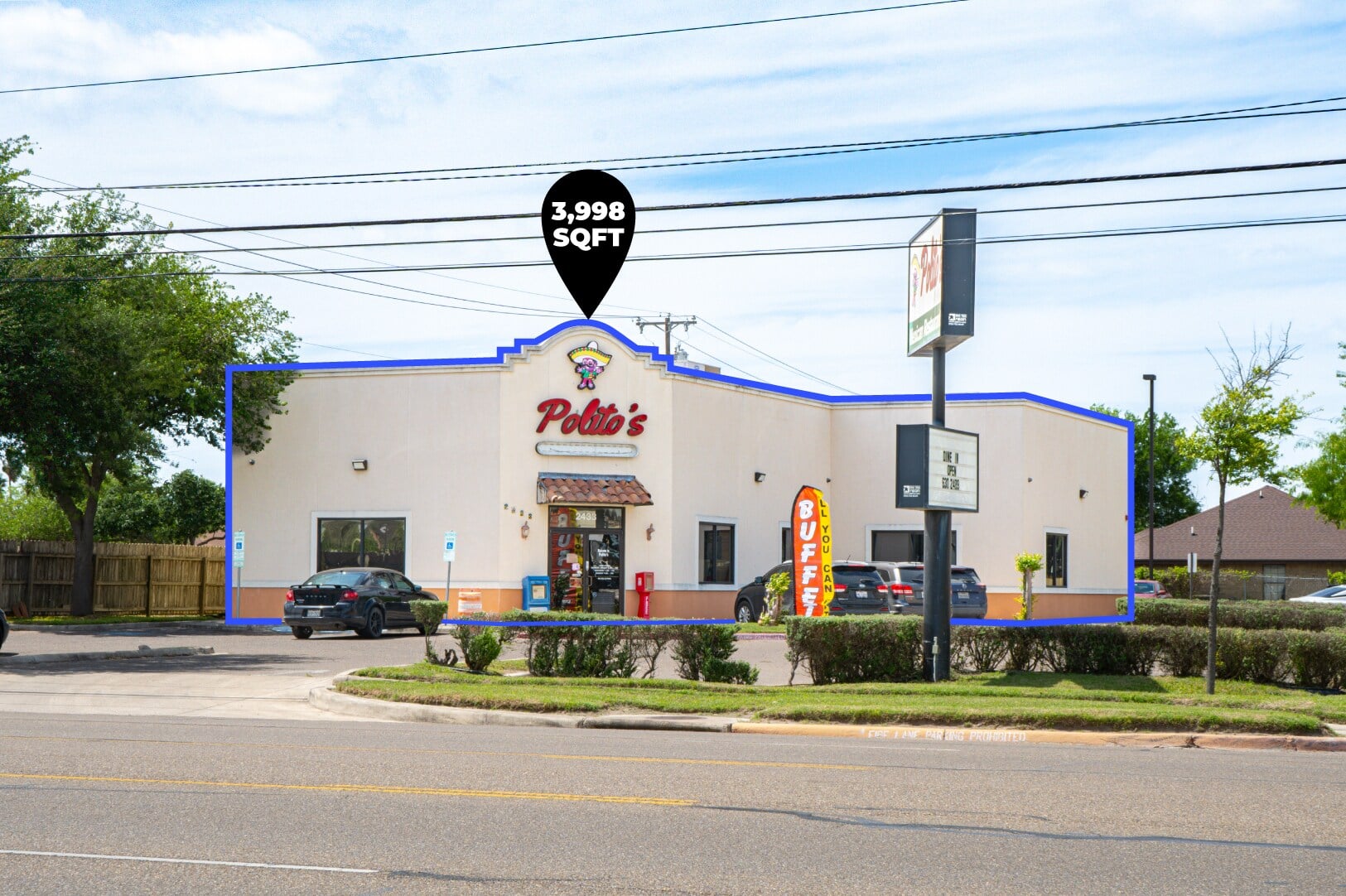 Full Restaurant for Sale in McAllen, TX, 3,998 SF
