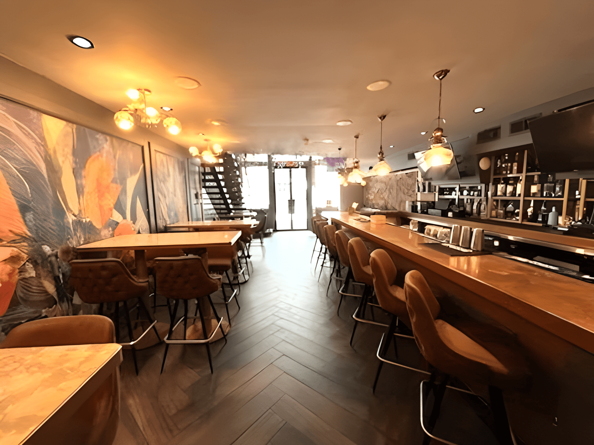 Downtown Atlanta two level restaurant and bar condominium unit sale of real estate only - Thumbnail 2