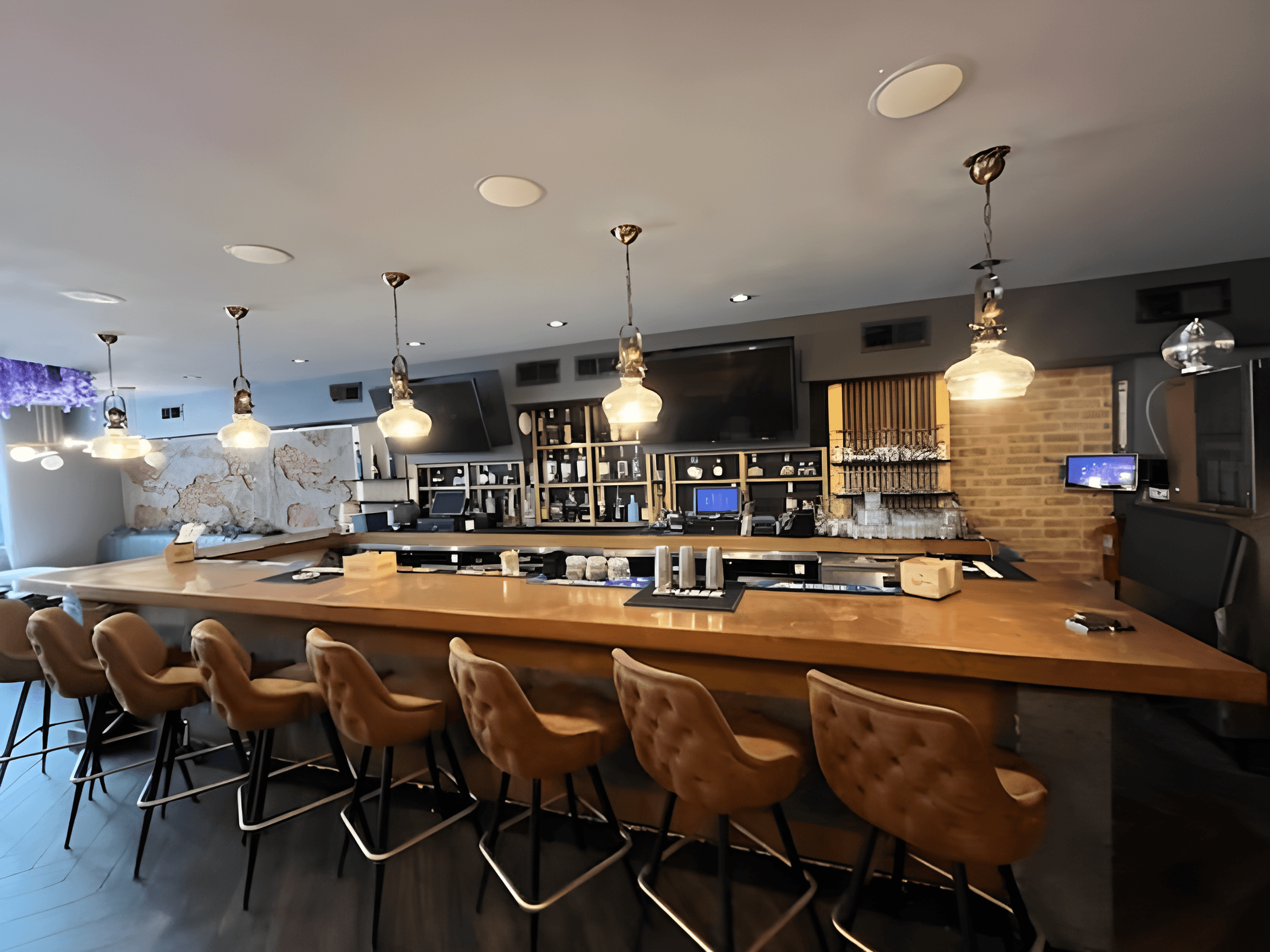 Downtown Atlanta two level restaurant and bar condominium unit sale of real estate only - Image 1