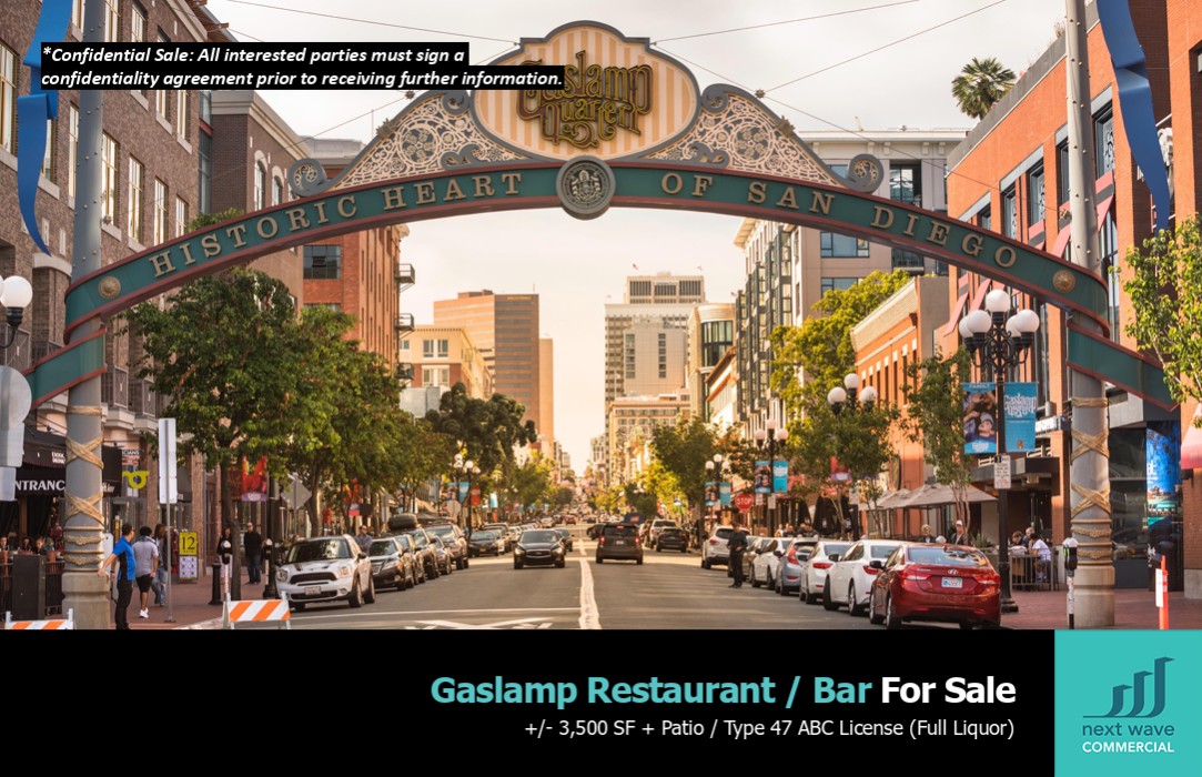 Gaslamp Restaurant / Bar For Sale - Image 1