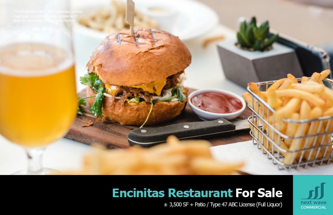 Encinitas Restaurant For Sale - Image 1